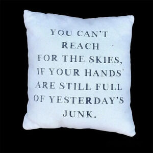 Positive Affirmation Self Care Accent Decor Throw Pillow